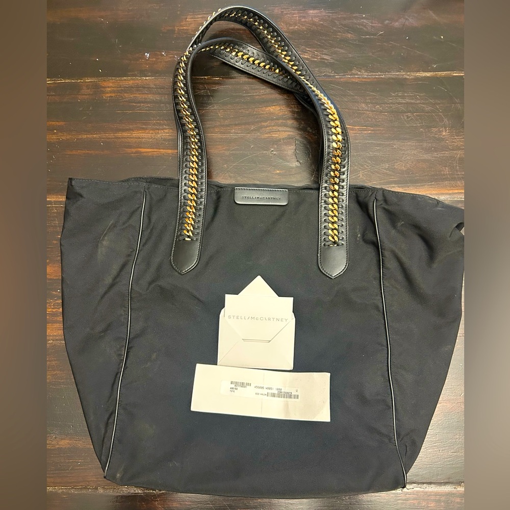 Stella McCartney Black Nylon Tote